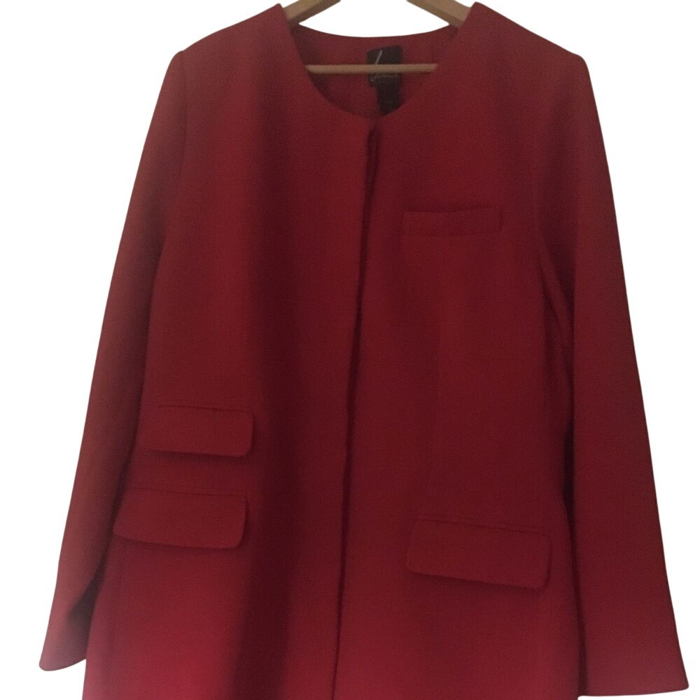 Lane Bryant 22/24 Red Coat Plus-Size New‎ NWT